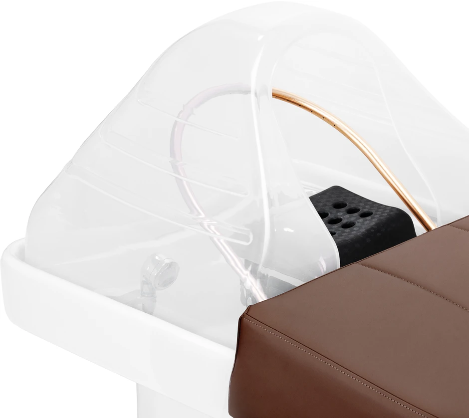 Activeshop Plaukų plovimo gultas su Head SPA funkcija Gabbiano 017 ruda