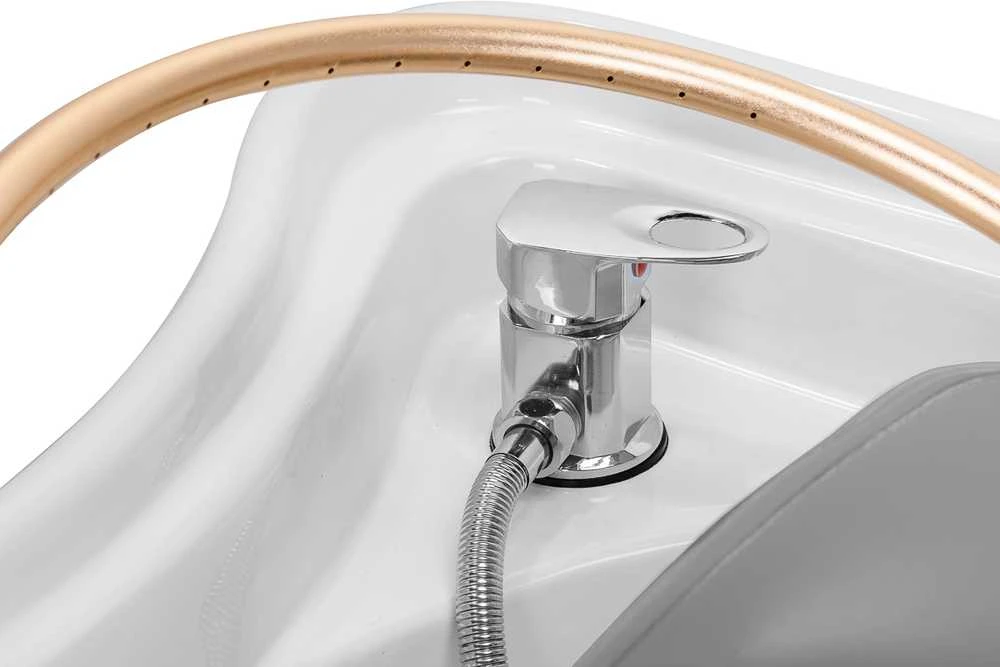 Activeshop Plaukų plovimo gultas su Head SPA funkcija Gabbiano 017 Pilkas