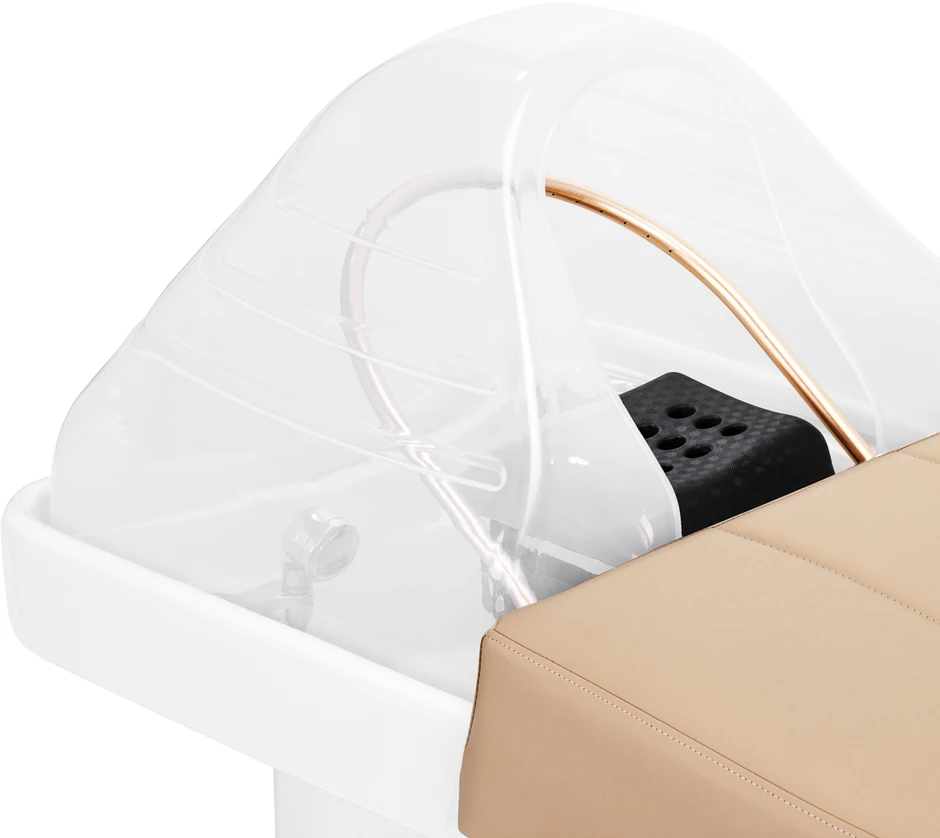Activeshop Gabbiano Head Spa 017 plaukų plovimo lova smėlio spalvos