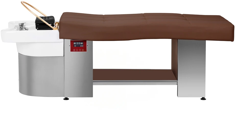 Activeshop Plaukų plovimo gultas su Head SPA funkcija Gabbiano 017 ruda