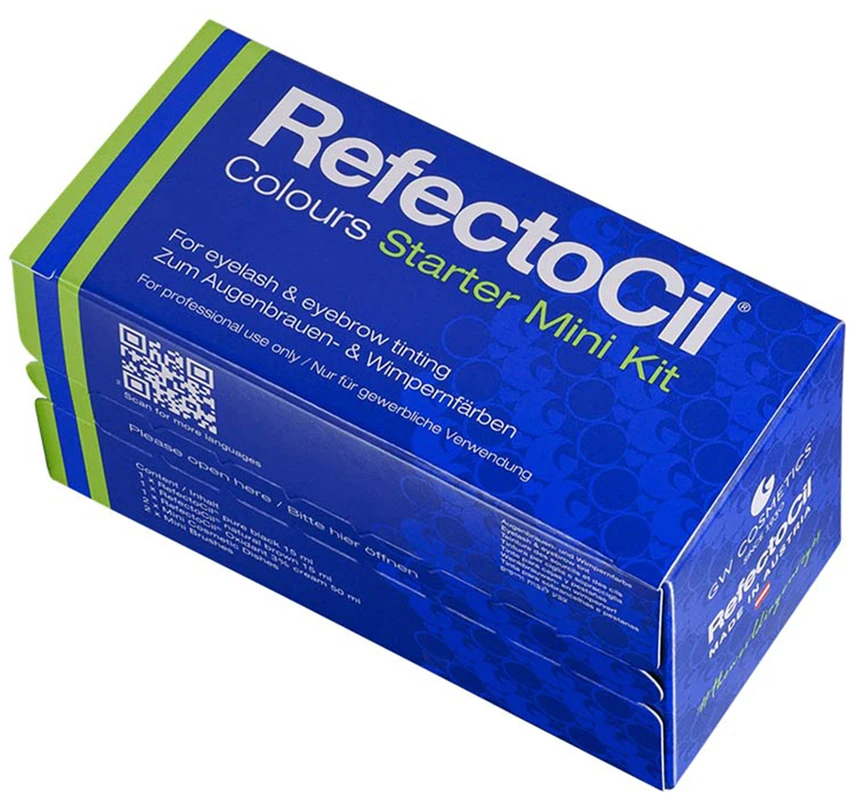Activeshop Refectocil Pradinis rinkinys antakiams ir blakstienoms dažyti Colors Mini