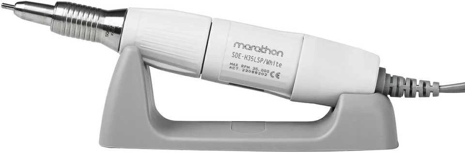 Activeshop Profesionali nagų freza Saeyang Marathon 3 Champion balta + antgalis H35LSP