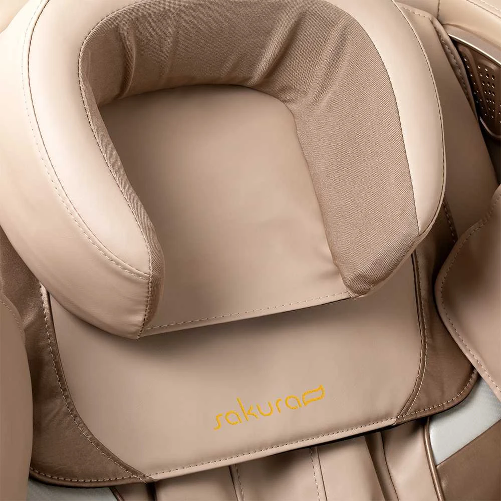 Activeshop Masažinis krėslas Sakura Prime 101 Creamy rusvai gelsvas