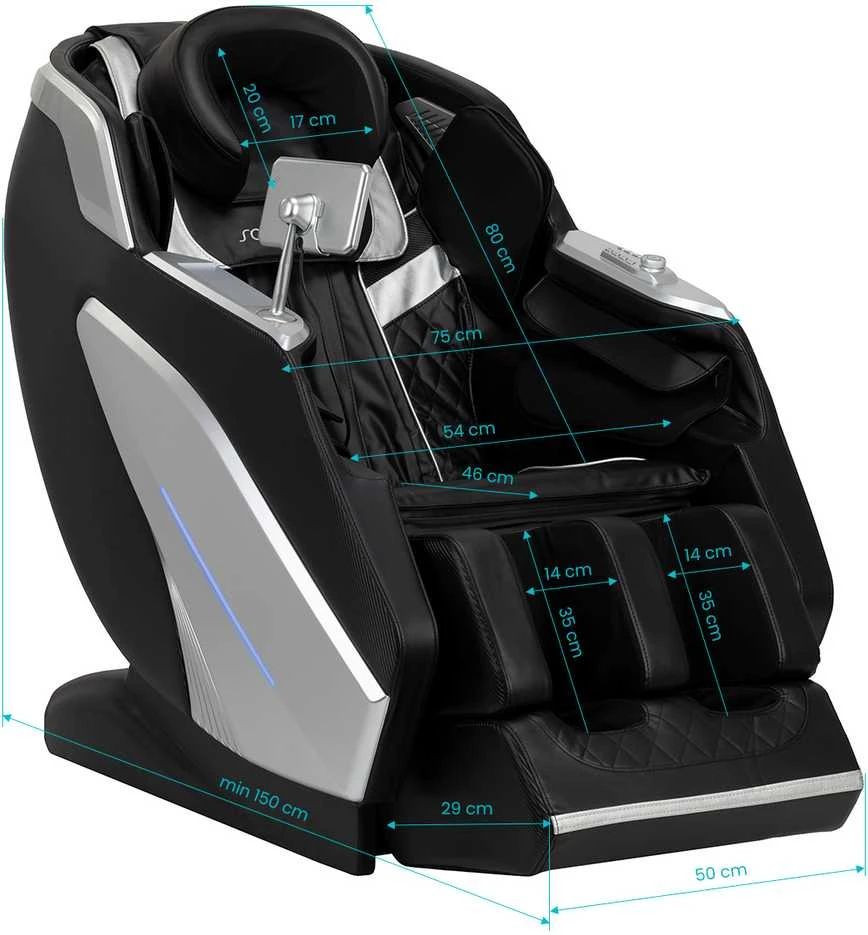 Activeshop Masažinis krėslas Sakura Prime 108 Juodas