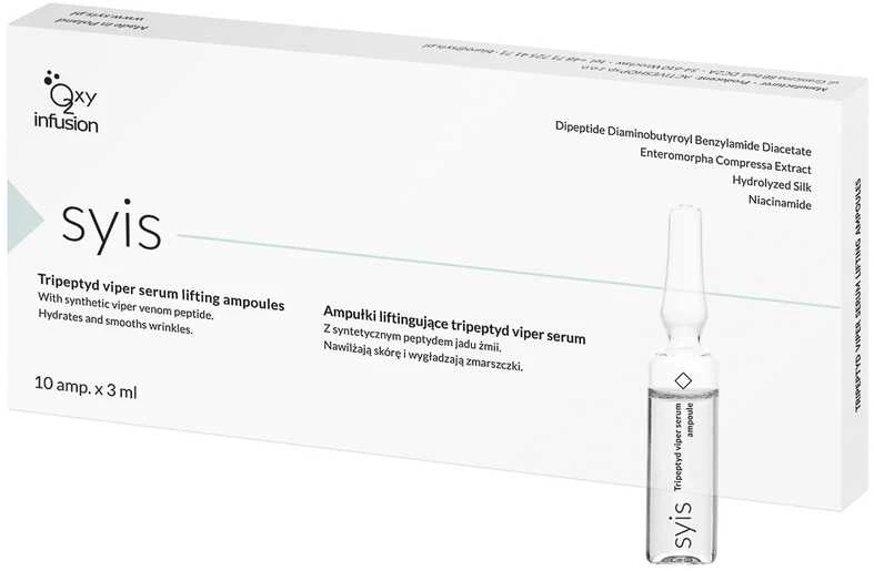 Activeshop Raukšles mažinantis serumas - ampulės SYIS TRIPEPTYD VIPER SERUM LIFTING AMPOULES PROFESSIONAL, 10X3 ml