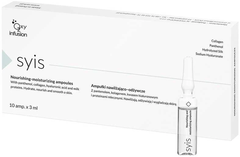 Activeshop Drėkinantis-maitinantis serumas - ampulės SYIS NOURISHING - MOISTURIZING AMPOULES PROFESSIONAL, 10x3 ml