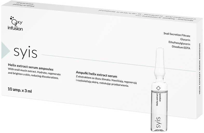 Activeshop Sraigių ekstrakto serumas ampulėse Syis, 10x3 ml