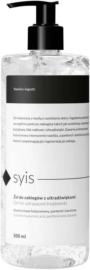 Activeshop „Syis“ drėkinamasis gelis ultragarso procedūroms su hialurono rūgštimi 500 ml – nauja formulė