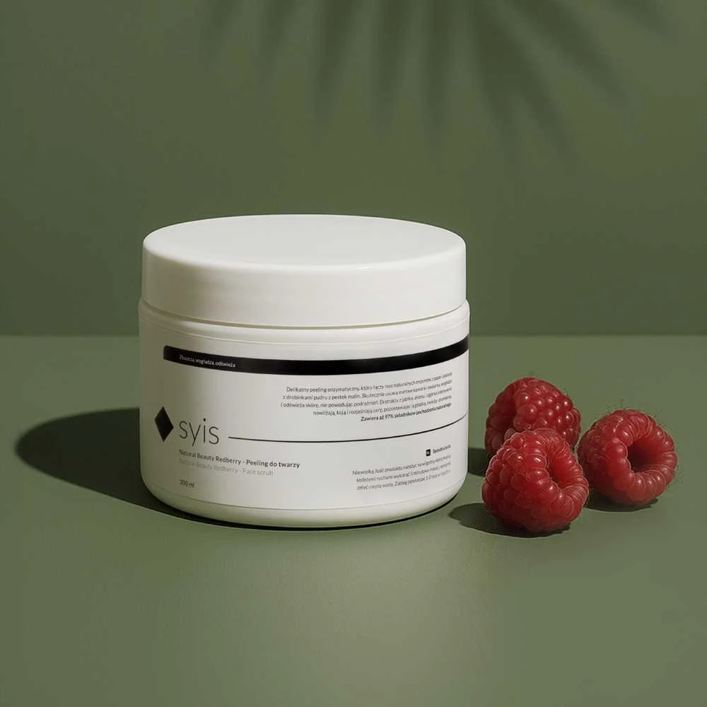Activeshop Fermentinis veido šveitiklis su aviečių sėklomis SYIS Natural Beauty Redberry 300 ml
