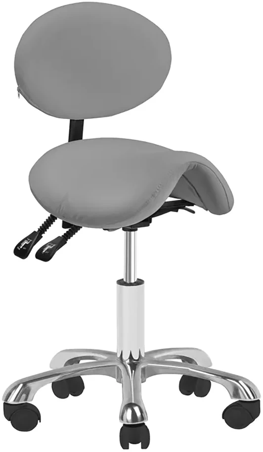 Activeshop Kosmetologinė meistro kėdutė COSMETIC STOOL GIOVANNI Pilkas