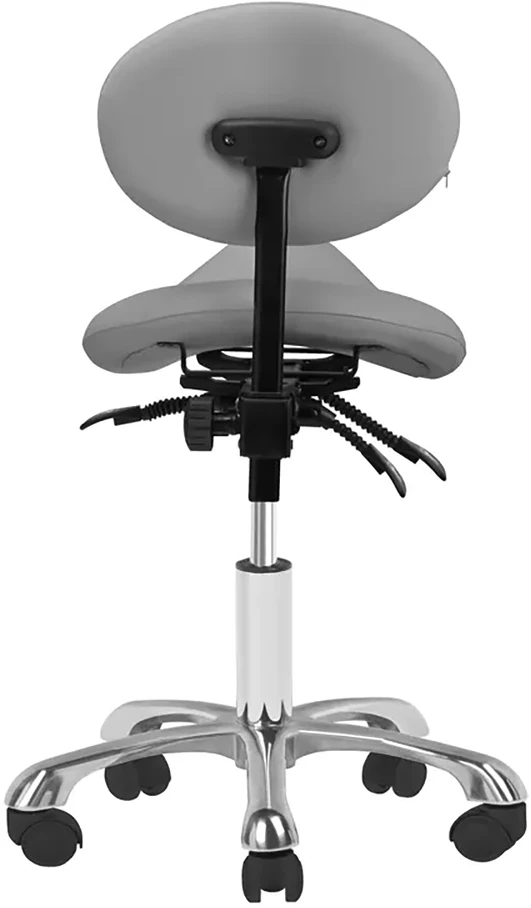 Activeshop Kosmetologinė meistro kėdutė COSMETIC STOOL GIOVANNI Pilkas