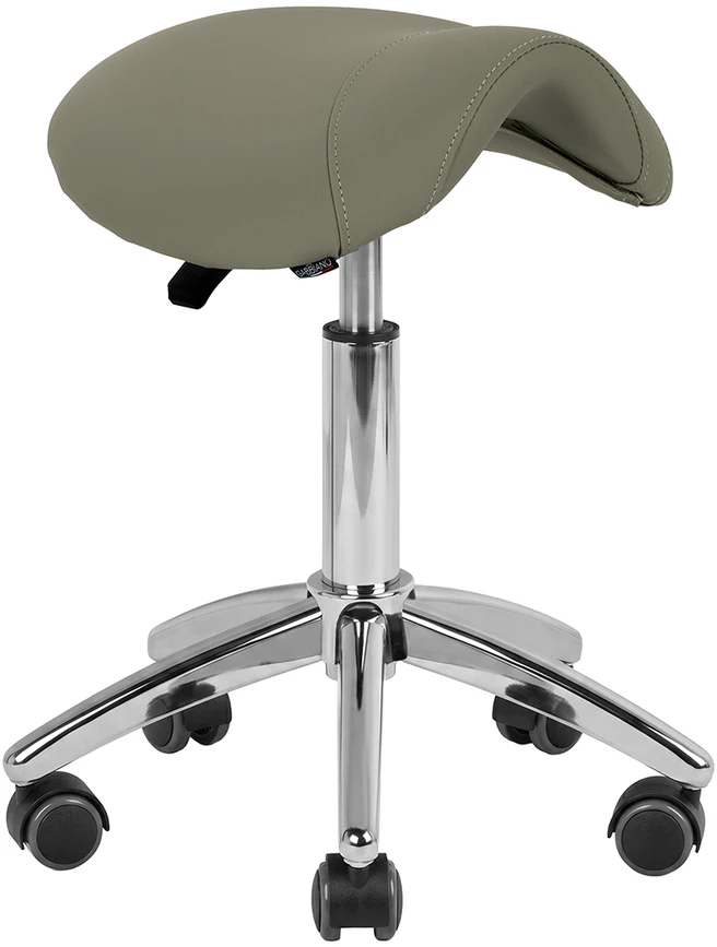 Activeshop Kosmetologinė meistro kėdutė STOOL BEAUTY ROUND Pilkas