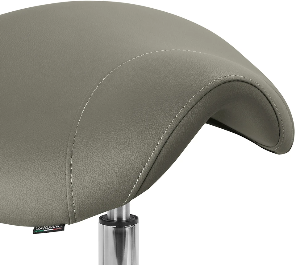 Activeshop Kosmetologinė meistro kėdutė STOOL BEAUTY ROUND Pilkas