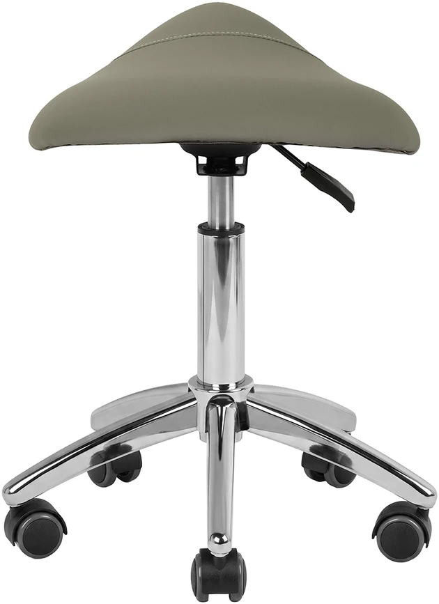 Activeshop Kosmetologinė meistro kėdutė STOOL BEAUTY ROUND Pilkas
