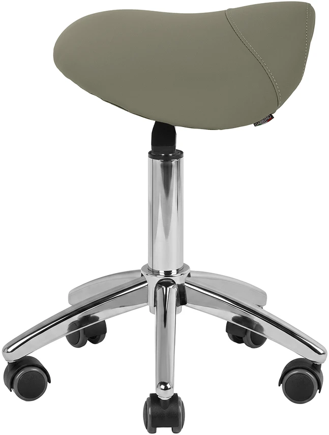 Activeshop Kosmetologinė meistro kėdutė STOOL BEAUTY ROUND Pilkas