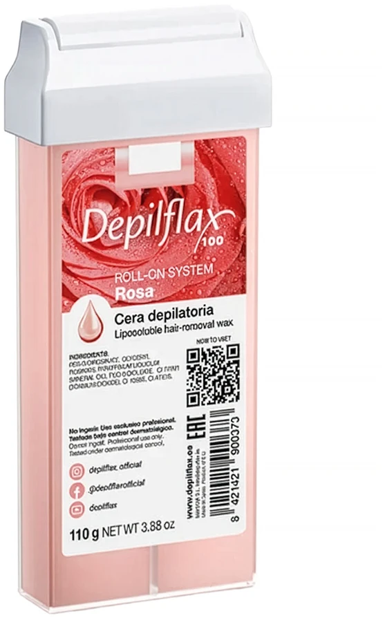 Activeshop Ritininis vaškas epiliacijai Depilflax Rosa Creamy 110 g