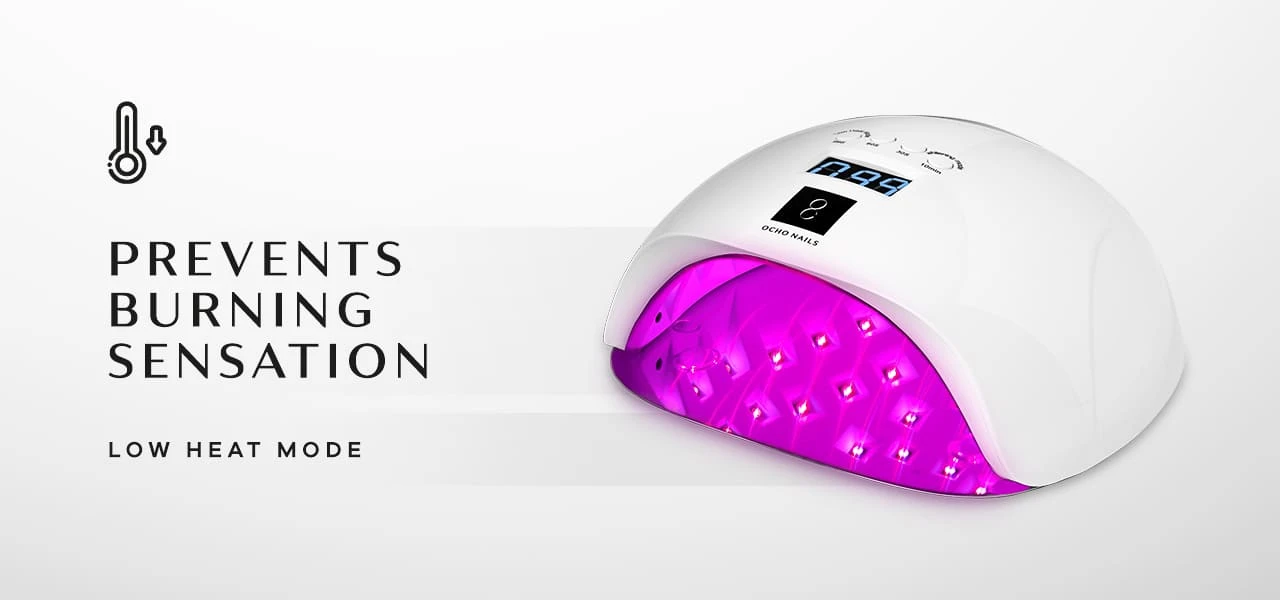 Activeshop Profesionali manikiūro UV/LED lempa OCHO NAILS X13 65W aprašymas - Prekės nuotrauka