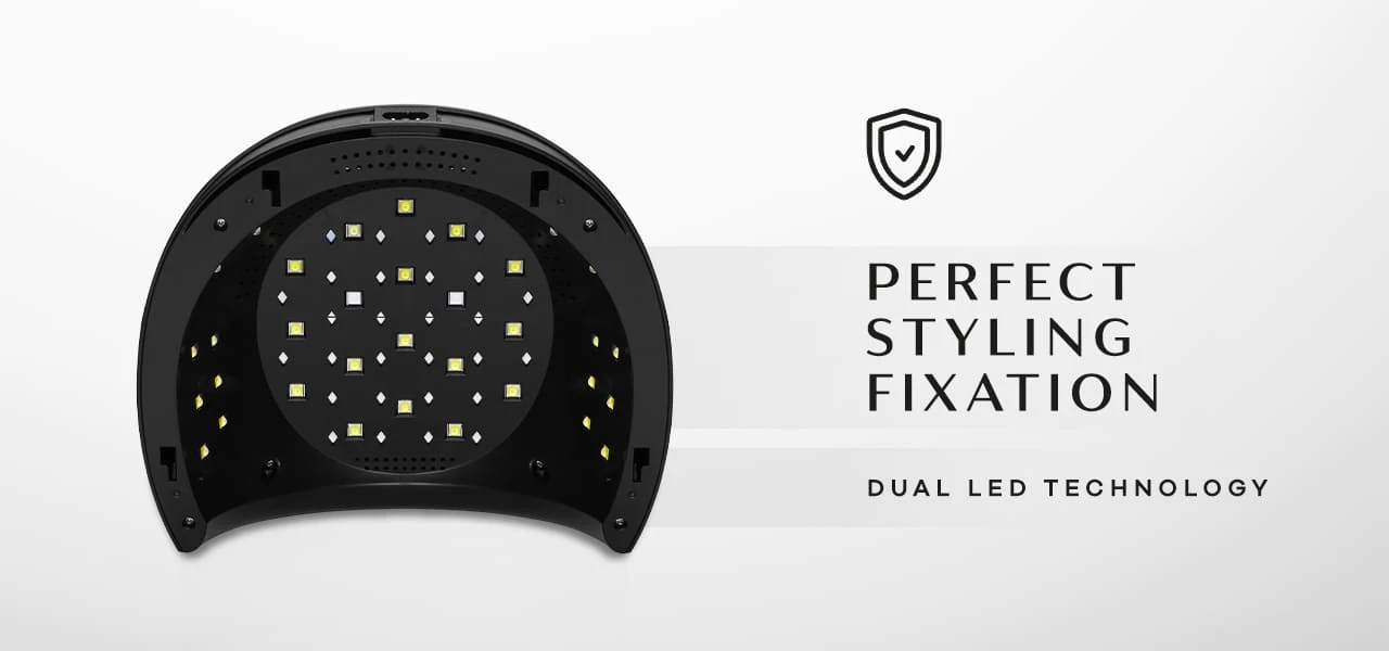 Activeshop Profesionali UV/LED nagų lempa manikiūrui Ocho Nails 8 84W, juodos spalvos aprašymas - Prekės nuotrauka