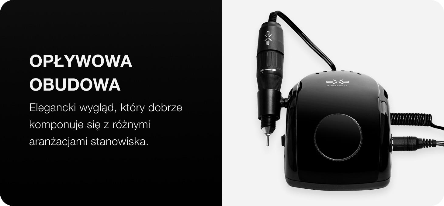 Activeshop Frezarka Exo Futura 65W juoda aprašymas - Prekės nuotrauka