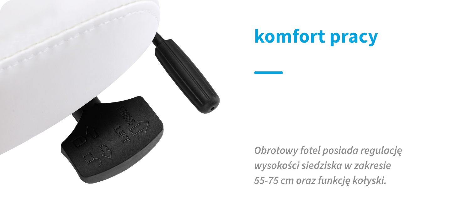 Activeshop Krzesło kosmetyczne Azzurro Special 152 śnieżnobiałe aprašymas - Prekės nuotrauka