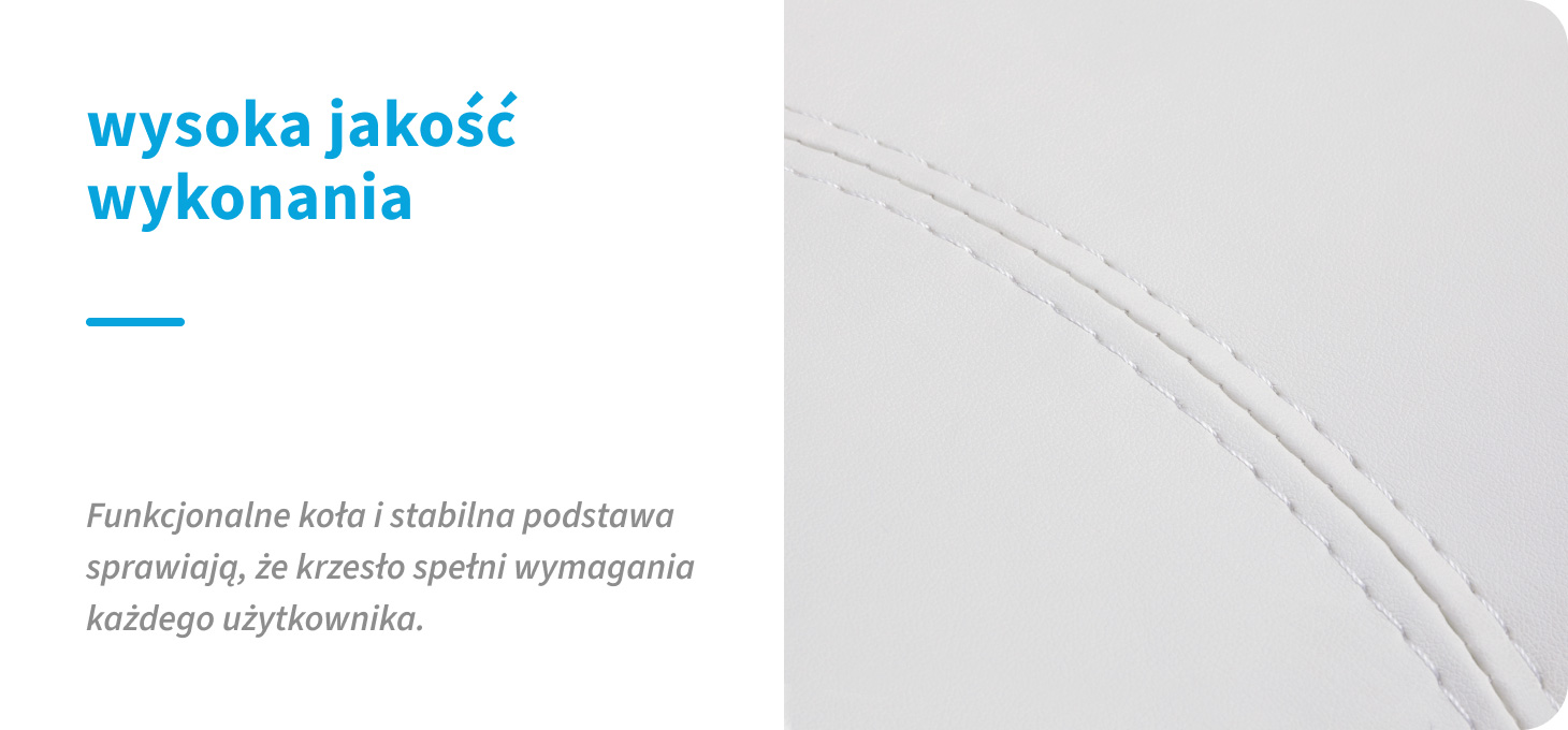 Activeshop Krzesło kosmetyczne Azzurro Special 152 śnieżnobiałe aprašymas - Prekės nuotrauka
