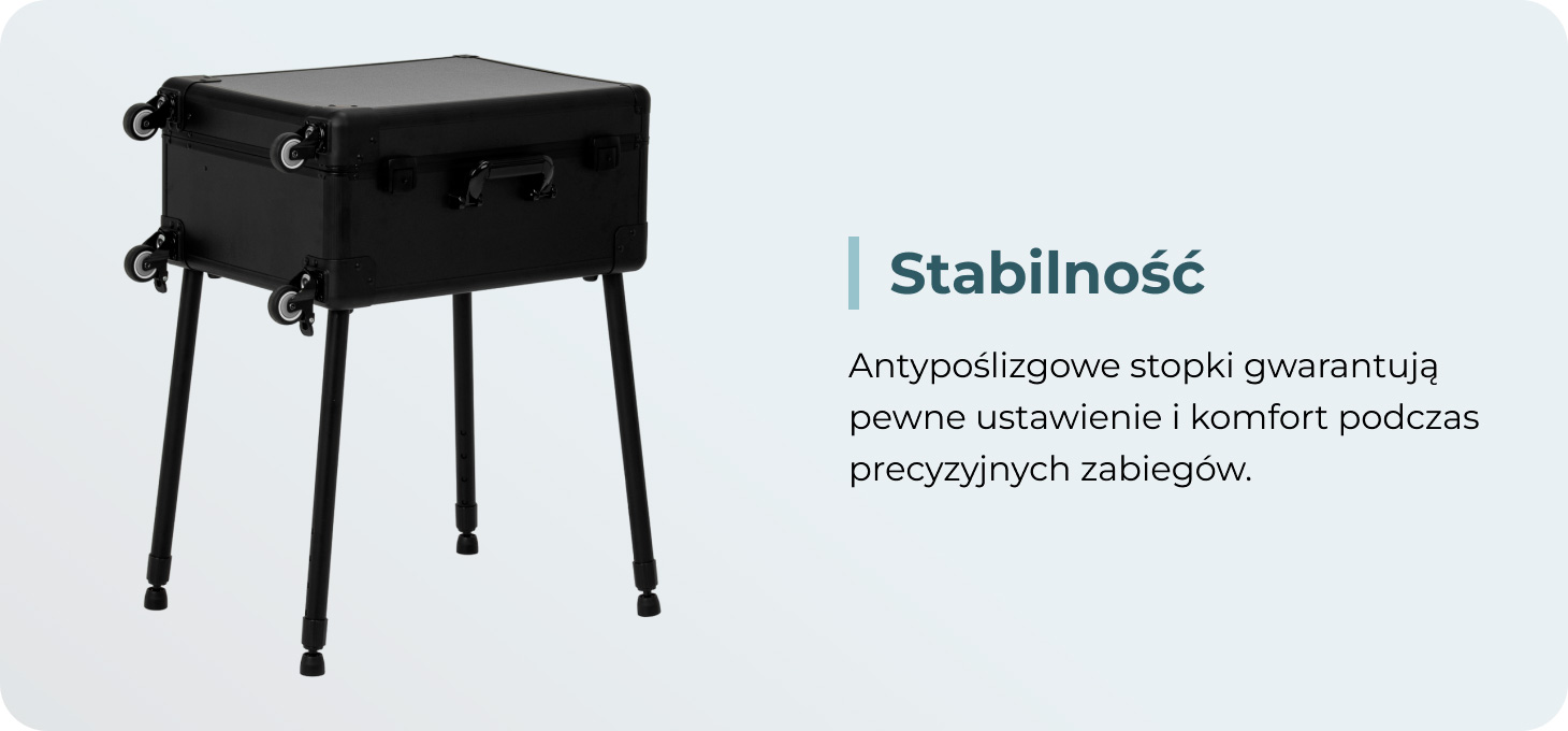 Activeshop Kufer przenośne stanowisko su głośnikami juoda Plus aprašymas - Prekės nuotrauka
