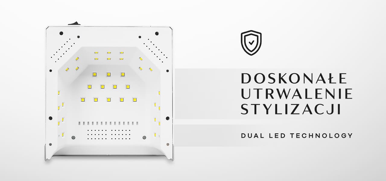 UV LED lampa „Ocho Nails“ x22, 72 W, bezvadu