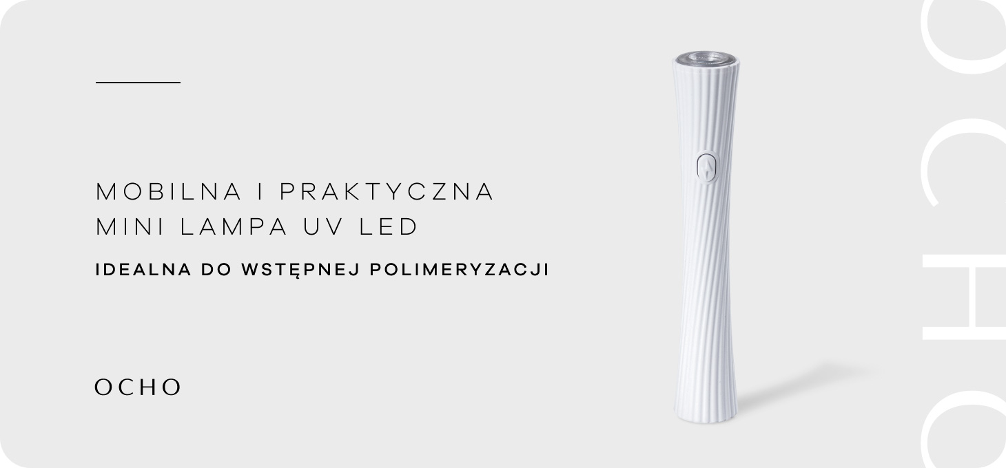 Activeshop Lampka UV LED OCHO mini balta aprašymas - Prekės nuotrauka