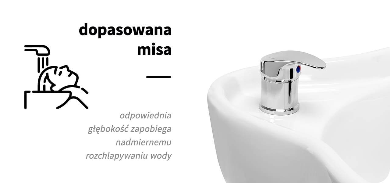 Activeshop Myjnia fryzjerska elektrinė Gabbiano Trycho ruda aprašymas - Prekės nuotrauka