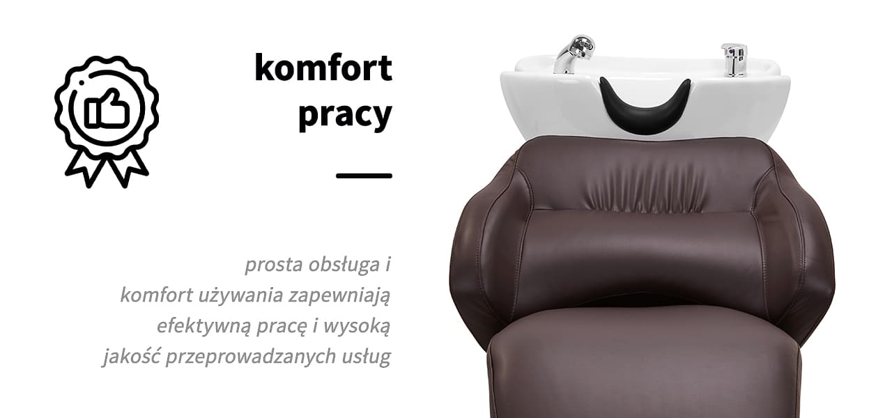 Activeshop Myjnia fryzjerska elektrinė Gabbiano Trycho ruda aprašymas - Prekės nuotrauka