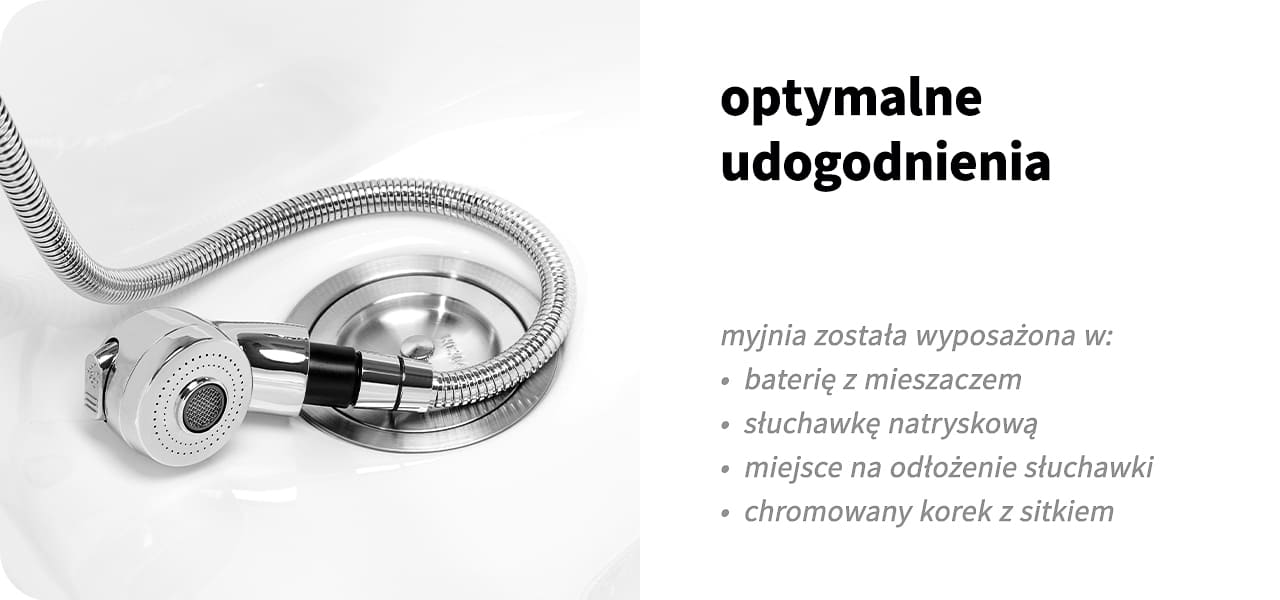 Activeshop Myjnia fryzjerska elektrinė Gabbiano Trycho ruda aprašymas - Prekės nuotrauka