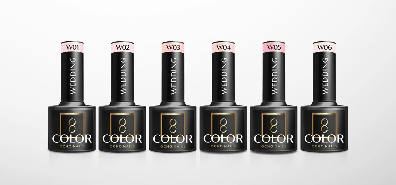 Activeshop OCHO NAILS Hibridinis vestuvinis nagų lakas W02 -5 g aprašymas - Prekės nuotrauka