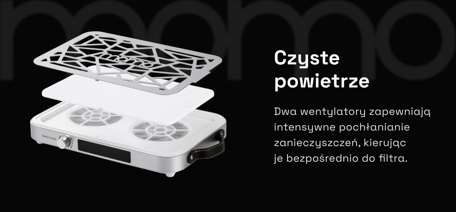 Activeshop Pochłaniacz pyłu Momo P35 aprašymas - Prekės nuotrauka