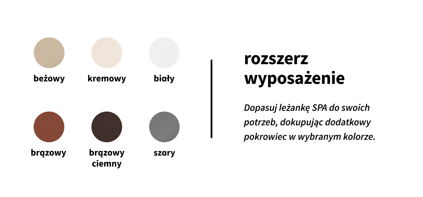 Activeshop Dėklas do leżanki SPA Sillon Relax ruda ciemny aprašymas - Prekės nuotrauka
