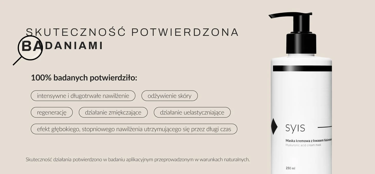 Activeshop Syis maska kreminė su kwasem hialuronowym 250 ml aprašymas - Prekės nuotrauka