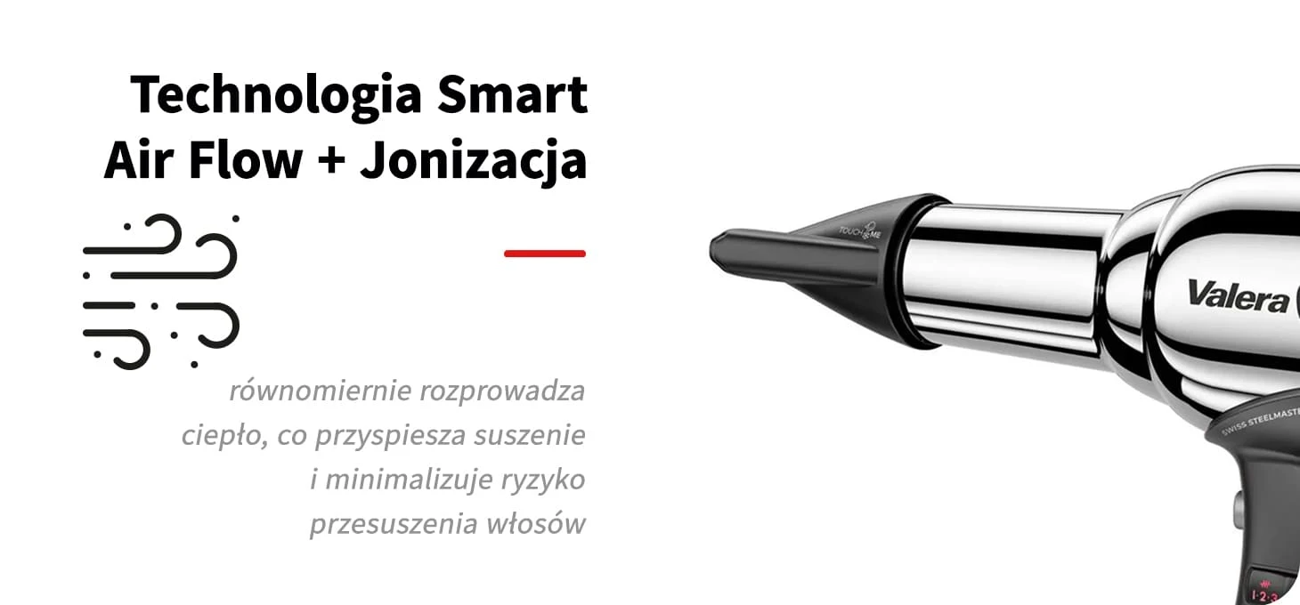Activeshop Valera Plaukų džiovintuvas Swiss Metal Master Chrome aprašymas - Prekės nuotrauka