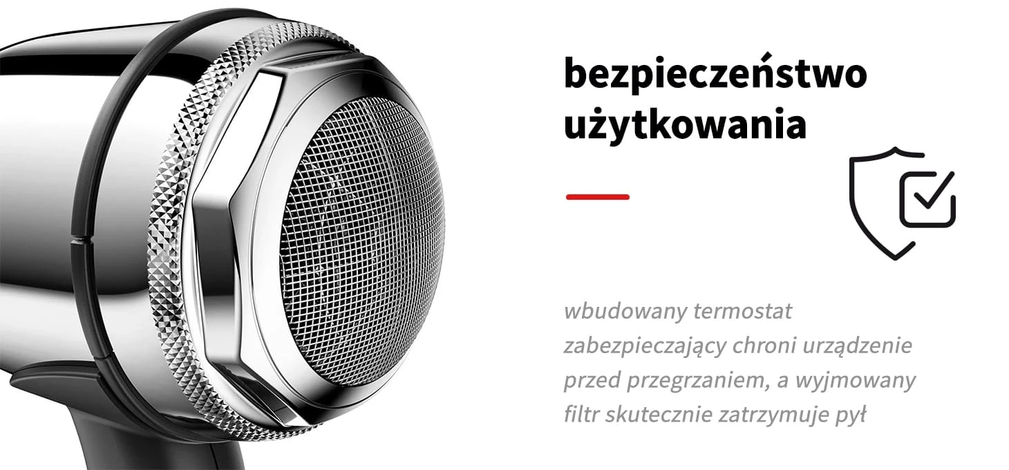 Activeshop Valera Plaukų džiovintuvas Swiss Metal Master Chrome aprašymas - Prekės nuotrauka