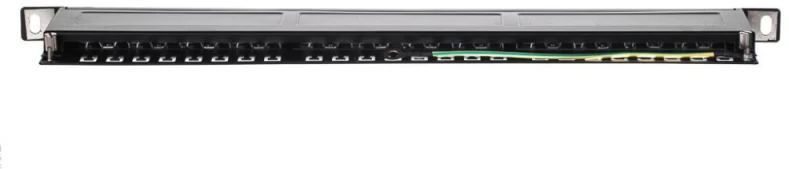 NETRACK 104-12 patch panel 19inch 24-jungtys kat. 5e FTP 0 5U su lentyna