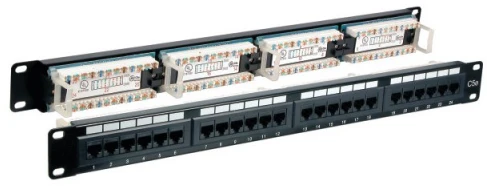 EFB Patch panel 1U 24x RJ45 Cat.5e UTP (37584.1)