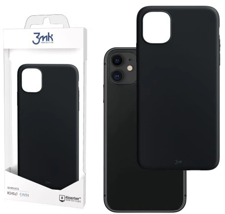 3MK Matt dėklas Apple iPhone 11 juodos spalvos