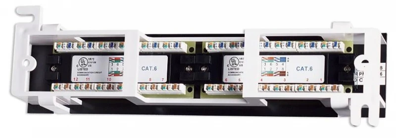 Intellinet 560269 Patch Panel naścienny Cat6 UTP 12x RJ45