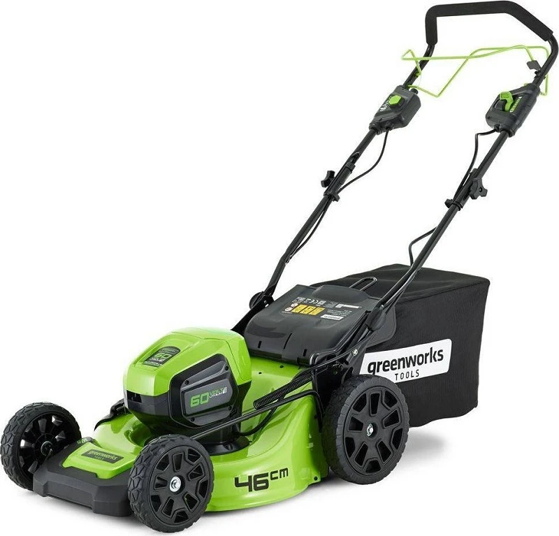 Greenworks akumuliatorinė savaeigė vejapjovė GD60LM46SP - 2514207 (be akumuliatoriaus ir kroviklio)