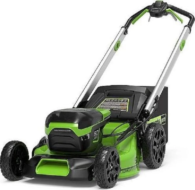 Greenworks akumuliatorinė savaeigė vejapjovė GD60LM51SP - 2514307 (be akumuliatoriaus ir kroviklio)