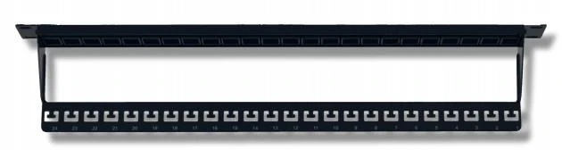 Serverio priedas  Intracom INTELLINET 720328 Intellinet Blank 24-port panel for Keystone Jack 1U 19 with cable organizer