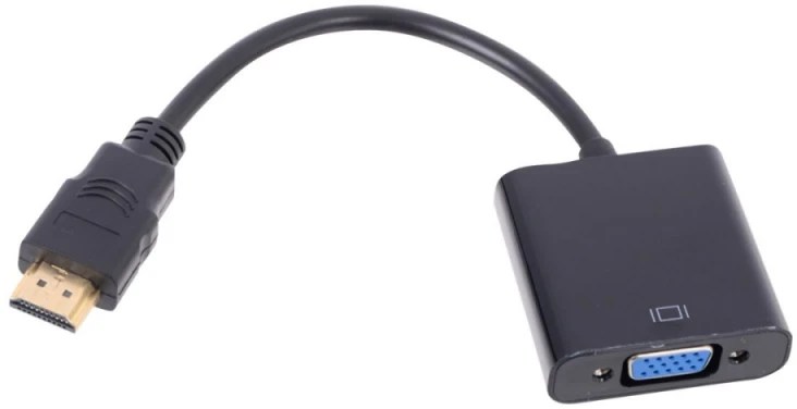 Adapteris AV Akyga HDMI – D-Sub (VGA) juodas (AK-AD-42)