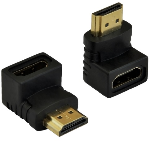 Akyga adapteris AK-AD-01 90° HDMI (m) / HDMI (f) kampas