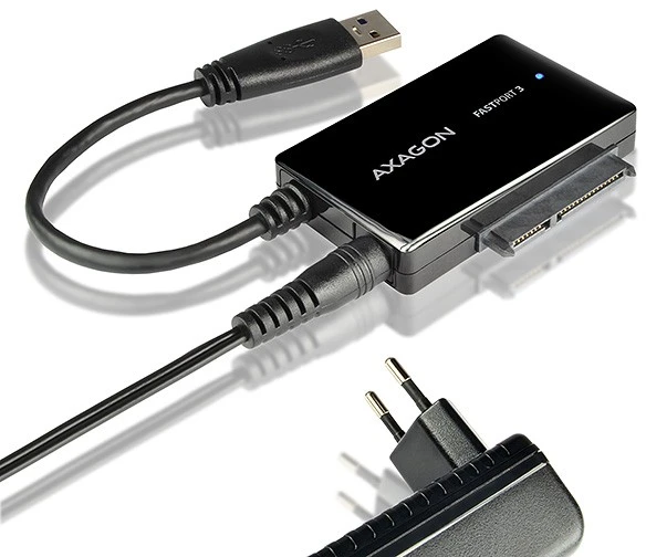 AXAGON ADSA-FP3 USB3.0 – SATA 6G HDD FASTPort3 adapteris, įsk. AC