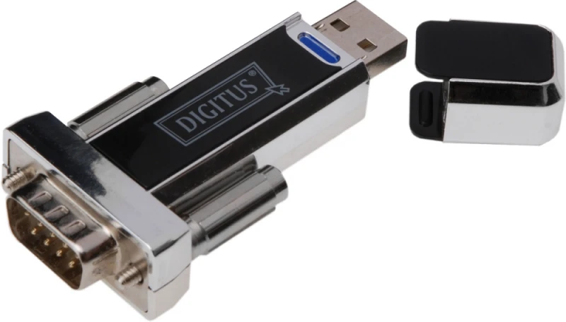 Assmann Electronic Assmann elektroninis DIGITUS keitiklis USB1.1 į serijinį įsk. USB A/M USB A/F laidas 80cm