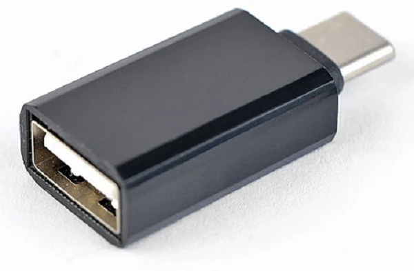 GEMBIRD CC-USB2-CMAF-A Gembird adapteris USB C tipo kištukas (M) į USB A tipo (F), juodas