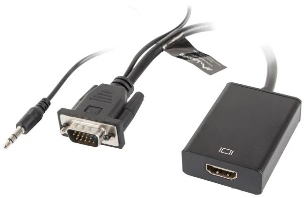 VGA į HDMI vaizdo ir garso adapteris